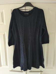 Ladies Navy Primark Jumper Dress - Size 16 (New) - Picture 1 of 9