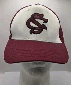 Captivating Headgear South Carolina Gamecocks Strapback Cap Hat Red White NCAA - Picture 1 of 9