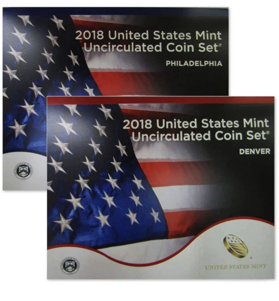 2018 Uncirculated Coin Set U.S Mint Government Packaging OGP COA - Image 1 of 1