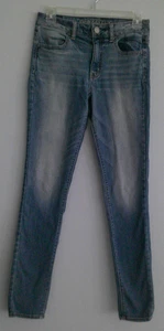 American Eagle Outfitters Hi-Rise Jegging Super Stretch Blue Denim Jeans Gr. 4 - Bild 1 von 13