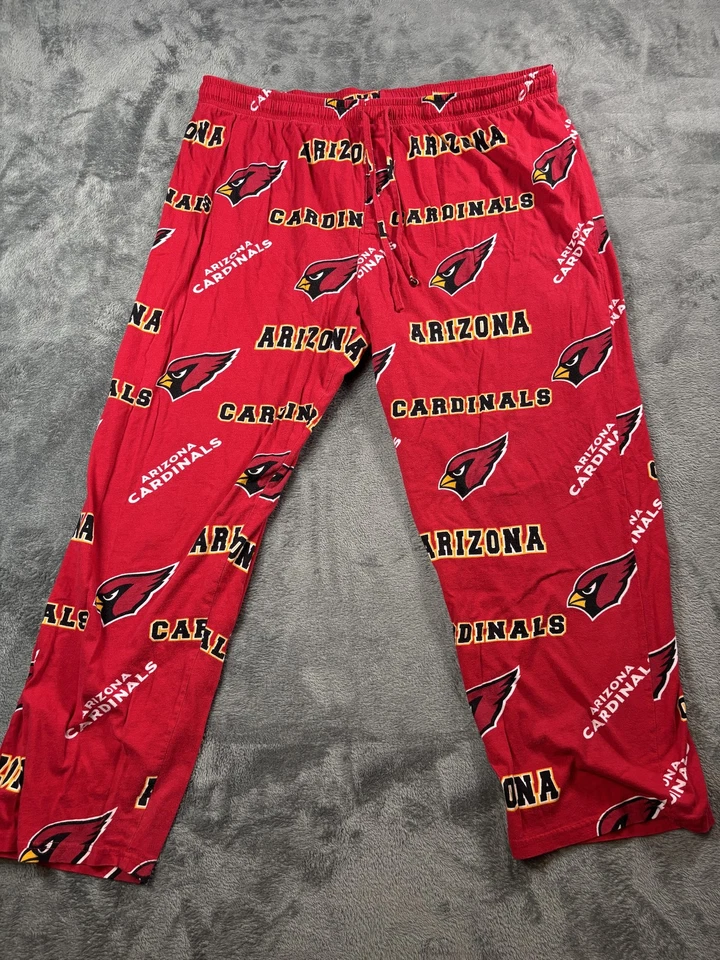 Pantalones Arizona Cardinals Para Hombres XL Rojo Equipo NFL Ropa Ropa para Dormir Pijama Algodón Foto 1 de 4