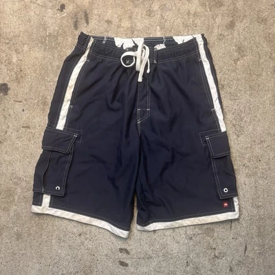 Pantalones Cortos De Colección Surf Ropa Skate Tony Hawk Board Azul Para Hombre Talla L Grande 30w Foto 1 de 4