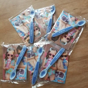 Nubylöffel neu 6 Stück blau zeigt an wenn das Essen zu heiß ist - Bild 1 von 1
