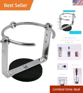 Soporte magnético horizontal de acero inoxidable - Se adapta perfectamente a tazas de 84 mm - Imagen 1 de 7