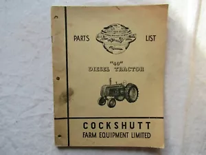 1956 Cockshutt 40 Elenco parti trattore diesel manuale catalogo - Foto 1 di 10