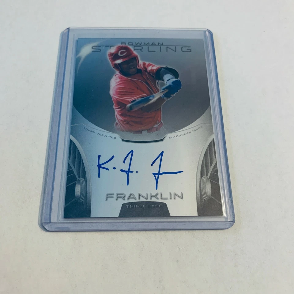 F89135  2013 Bowman Sterling Prospect Autographs #KF Kevin Franklin - Image 1 of 1
