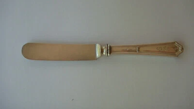 CUCHILLO CAVIAR VINTAGE INTERNACIONAL 'GEORGIAN MAID' PLATA ESTERLINA 4 7/8"-C.1923 Foto 1 de 3