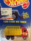 Vintage 1991 HOT WHEELS FORD STAKE BED TRUCK #237 1/64 4641