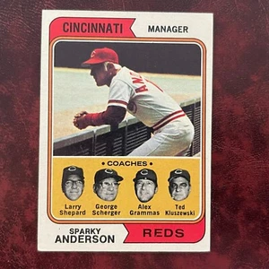 1974 Topps Set SPARKY ANDERSON TED KLUSZEWSKI #326 REDS - NR-MINT *HIGH GRADE* - Picture 1 of 2