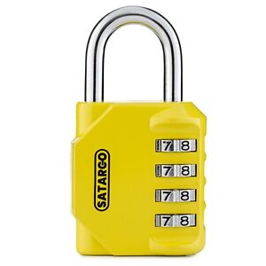 Gym Locker Padlocks Combination Padlock Outdoor Secure Lock 4 Digit Weatherproof
