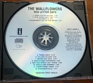 The Wallflowers - Red Letter Days - Promo CD 2002 Universal Canada - Picture 1 of 4