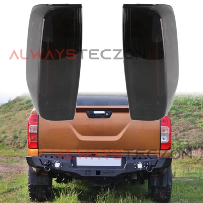 Conjunto de lámpara de luz trasera LED con giro para Nissan Navara NP300 2005-2014 humo Foto 1 de 4