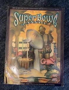 Super Bowl XXXIII 33 Official Program January 31, 1999 Falcons vs Broncos - Picture 1 of 2