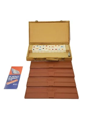 Vintage Rumm-Game International/ American Way Tiles Carry Case Rummy Fun Games - Image 1 of 4