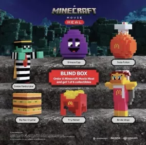 2025 McDONALD'S Minecraft Adulto Happy Meal JUGUETES O Set Nuevo Sellado de Fábrica - Imagen 1 de 10