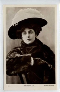 (Lz365) RPPC, Miss Auriol Lee, Beagles, Large Hat, Stage Actress c1910 - Picture 1 of 4