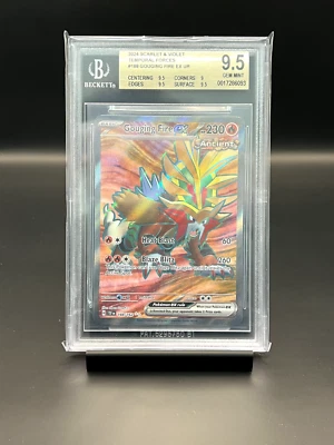 Pokemon Gouging Fire ex 188/162 Sv05: Temporal Forces Holo BGS 9.5 - Image 1 of 2