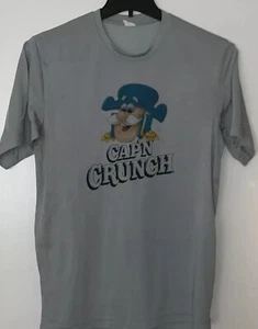 Cap’N Crunch Cereal Captain T Shirt Uomo Taglia Small Grigio - Foto 1 di 6