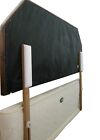 self adhesive pads attach to the headboard reduce wobble, noise and wall damage
