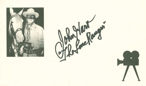 JOHN HART - PRINTED CARD SIGNED IN INK Cover