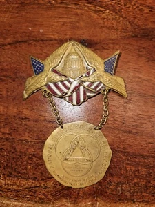 1924 National Rivers and Harbors Kongress Medaille WASHINGTON, DC TRANSPORT - Bild 1 von 9