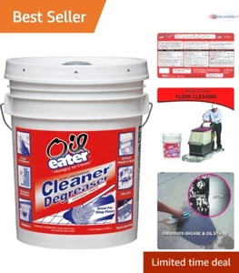 5 Gallon Degreaser Liquid Biodegradable Non-Abrasive For Commercial Cleaning - Picture 1 of 12