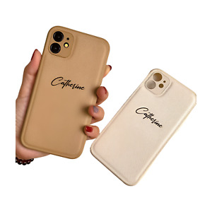 Luxury Custom Name Personalized Cover Faux Leather Phone Case for iPhone 14 13