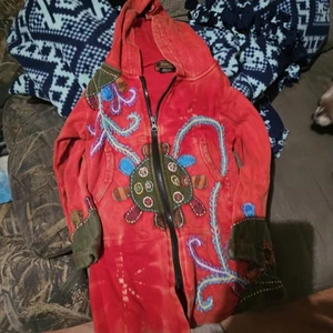 Rising International bunte bestickte Jacke mit Marienkäfer Design 4t - Bild 1 von 4
