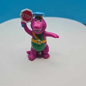"Figura de colección 1993 Barney el dinosaurio púrpura guardia cruzada 2,75"" (vin144)" - Imagen 1 de 7