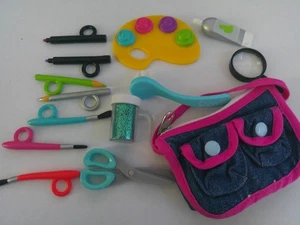 American Girl OG Battat Kunstbedarf mit Schultüte 14 Teile - Bild 1 von 3
