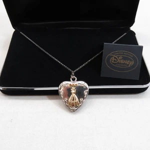 Collar Colgante Corazón Bella y la Bestia 10k/Bella Esterlina Raro de 20/2500 - Imagen 1 de 8