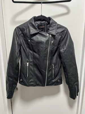 Ambiance Outerwear Women’s Faux Leather Jacket - Image 1 of 4