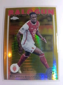 2024-25 Topps chrome UCC Folarin Balogun Gold Refractor /50  - Bild 1 von 1