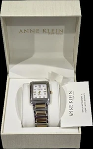 $299- Anne Klein 12/7745SVTT New York Gold-Tone Stainless Ladies Quartz - Picture 1 of 5