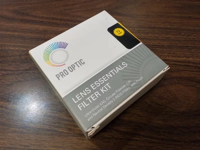 Pro Optic 72mm Filter Kit - 3 Filters Kit - UV, ND2, CP, with pouch - NEW - Image 1 of 3