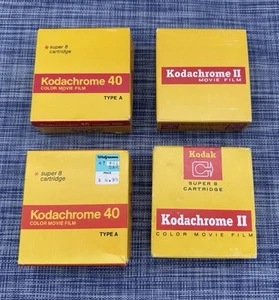 KODAK Kodachrome & II 40 Sound Color Movie Film Type A Super 8 Cartridge Sealed - Picture 1 of 5