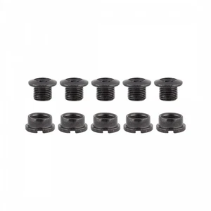 ORIGIN8 Single-Ring Alloy Bolts MX/Single Alloy M8x6mm Bolt / M8x4mm Nut Black - Picture 1 of 1