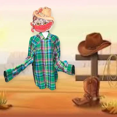 CAMISA POLO RALPH LAUREN PERLA SNAP COUNTRY WESTERN ROCKABILLY VAQUERO XXL DE COLECCIÓN Foto 1 de 4