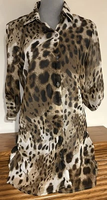 Tommy Bahama Women's Beach Cover Up Animal Print Size S - Image 1 of 4
