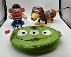 Disney Toy Story Slinky Dog, Mr. Potato Head & Alien Lunch Bag- Used See Pics!