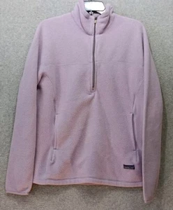 Patagonia Synchilla Maglione Donna XL Viola Pile Mezza Zip Esterno LEGGI - Foto 1 di 10