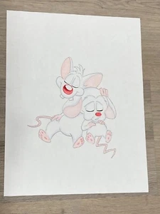 Animaniacs Pinky and the Brain cartoon drawings standard size - Picture 1 of 3