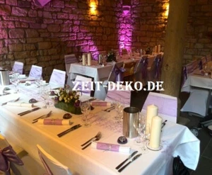 Stehtischhussen, Stuhlhussen, Buffet, Verleih, vermieten 1,50 - Bild 1 von 5