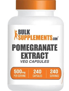BulkSupplements Granatapfelextrakt Kapseln - 500mg pro Portion - 240 Kapseln - Bild 1 von 5