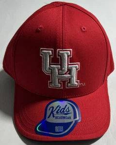 NCAA University Houston Cougars Baseball Cap Hat Adjustable Kids Youth Headwear - Picture 1 of 6