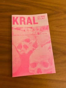 King Kral zine Vol 1, No 1 (Skull) DIY Photo Art Skateboard Catalog Type Bones - Picture 1 of 7