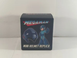 MEGA MAN MINI HELMET REPLICA BLUE CAPCOM LOOTCRATE - Picture 1 of 10