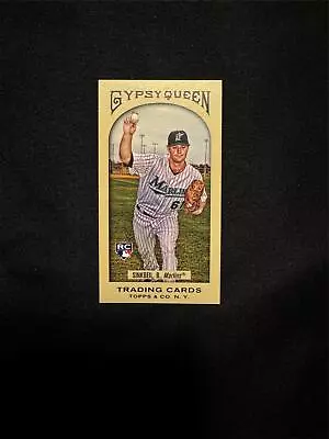 CT39) 2011 Topps Gypsy Queen Mini BRETT SINKBEIL RC #321 Red Back Miami Marlins  - Image 1 of 2