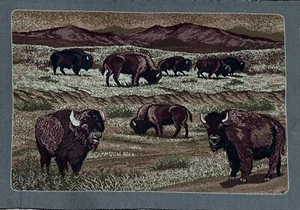 Neue Gobelin Panel Büffel ca. 18" x 12" Stück/Platte - Bild 1 von 5