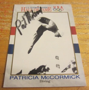 Patricia McCormick Autographed 1991 Impel U.S. Olympic Hall Of Fame #30 USA - Picture 1 of 3
